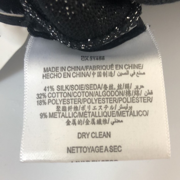 Bcbgmaxazria Inya One Shoulder Sparkle Dress Black‎ Small - Picture 8 of 10